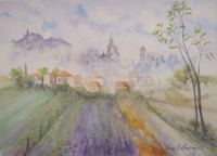 The Village Above the Lavender Fields